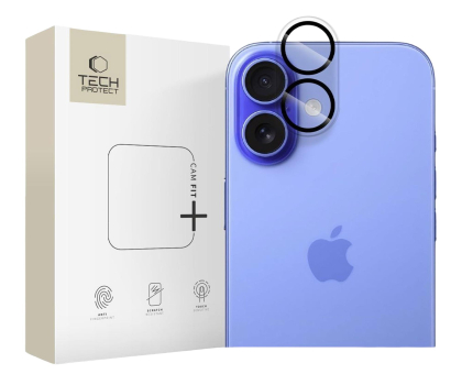 Szkło i folia ochronna TECH-PROTECT Cam Fit+ do Iphone 17 Clear 5906302319084